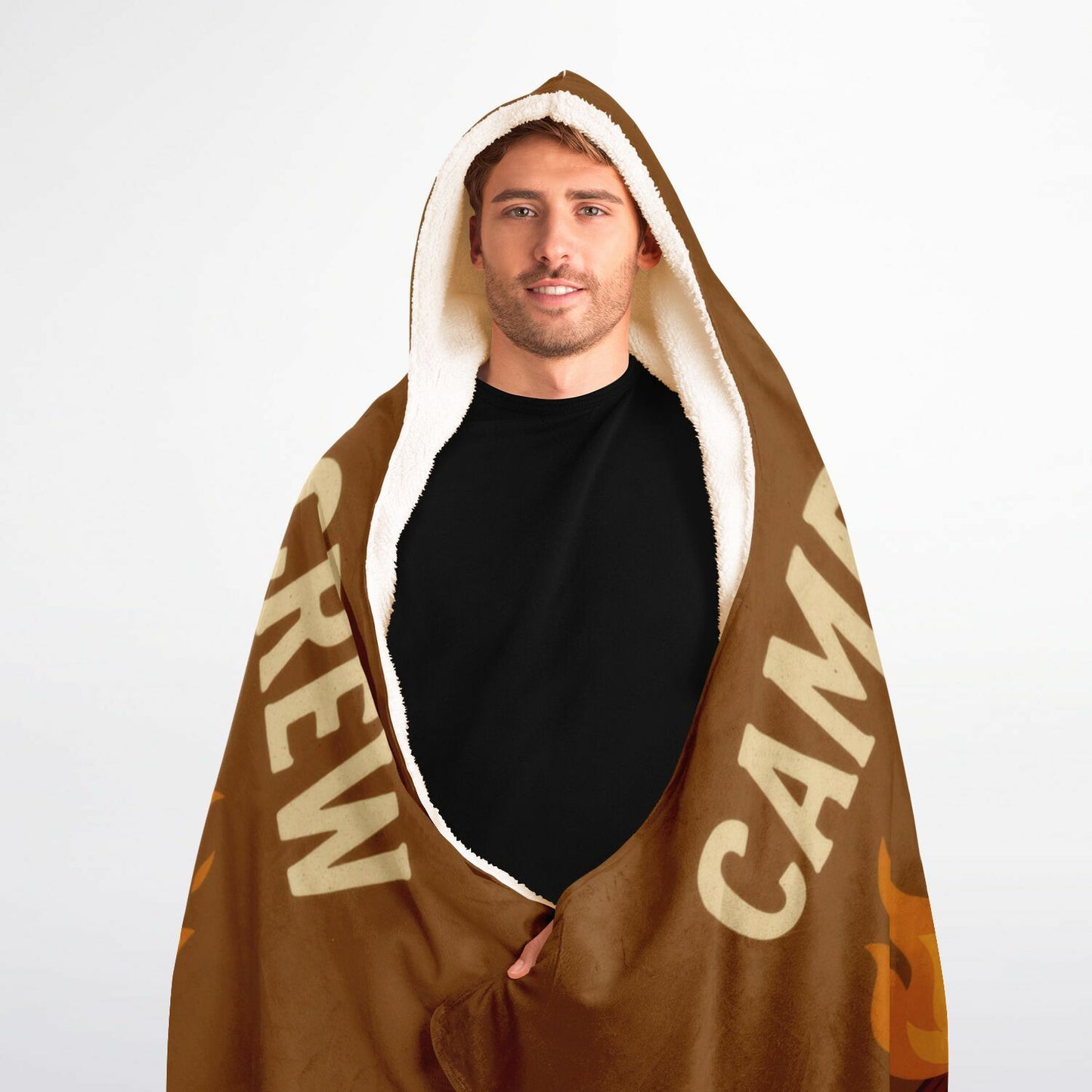 Campfire Crew hooded blanket 60x80 wrap