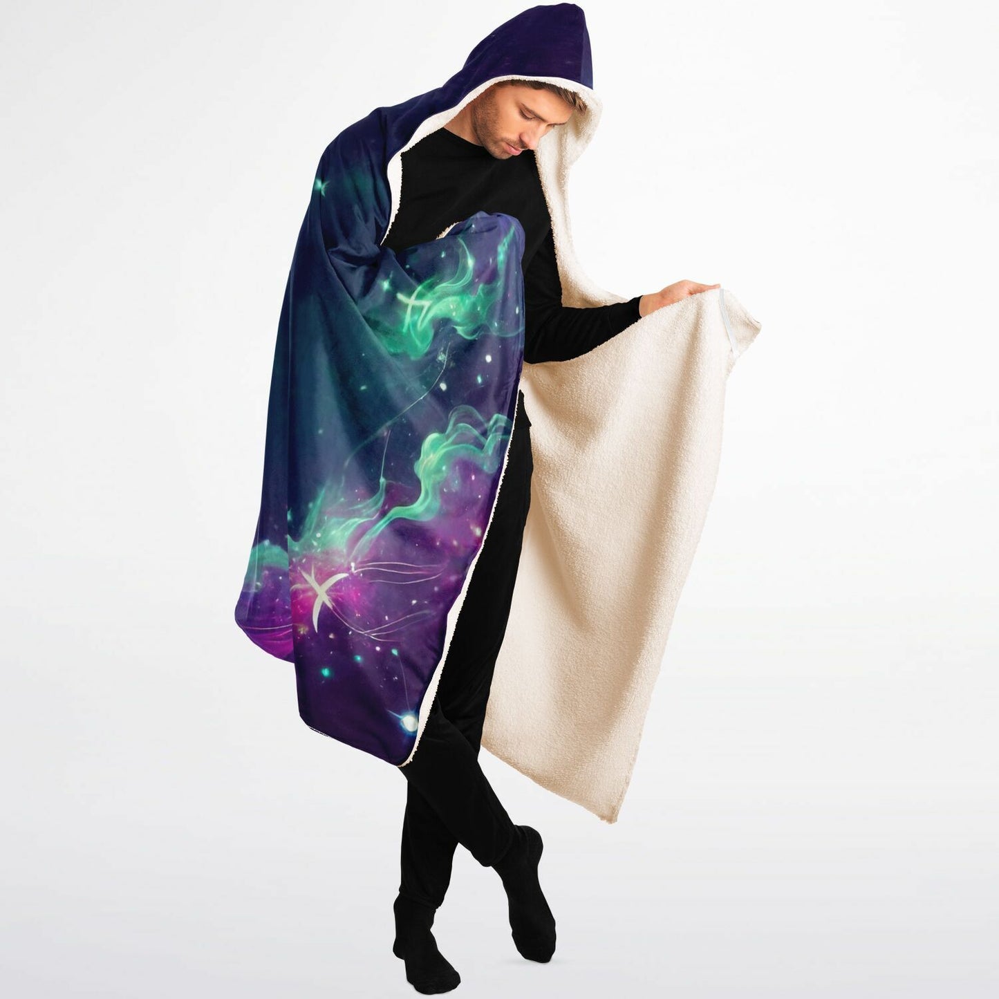 Pisces Dreamflow Hooded Blanket 60x80 โ zodiac Pisces design