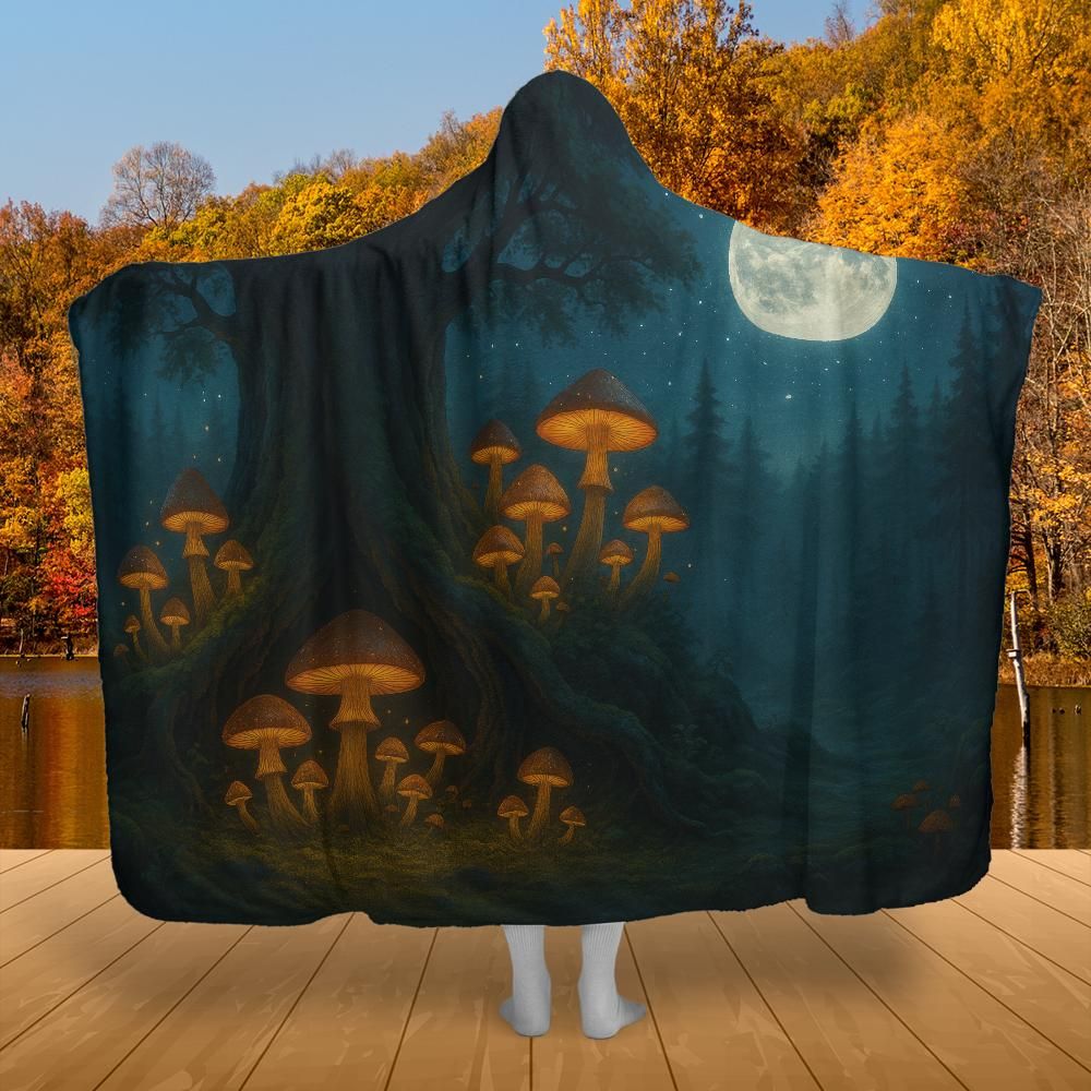 Moonlit Grove – Hooded Blanket