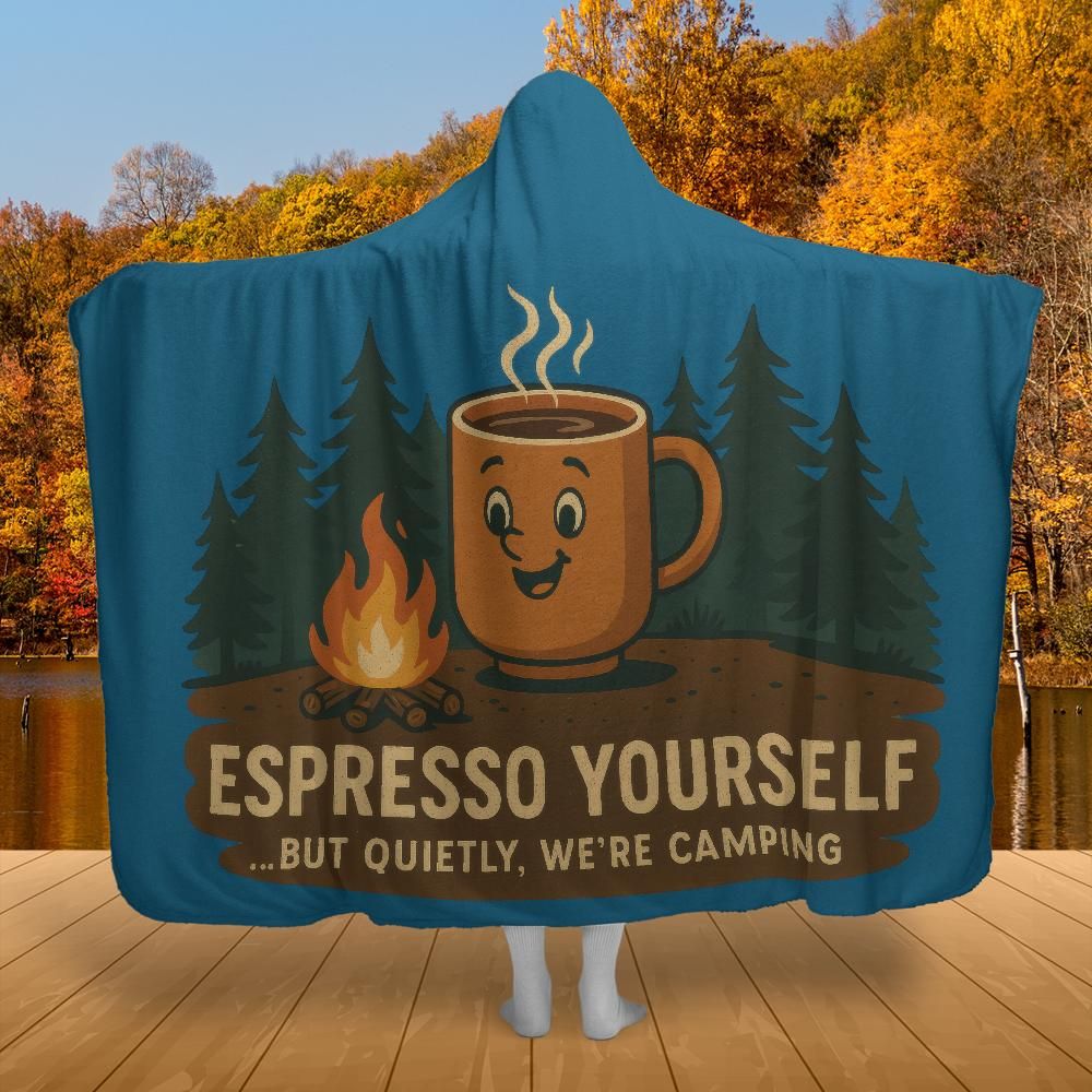Espresso Yourself Camping Blanket