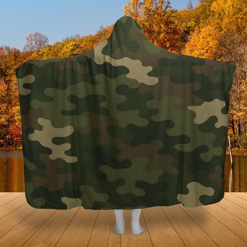 Tactical Camo – Hooded Blanket