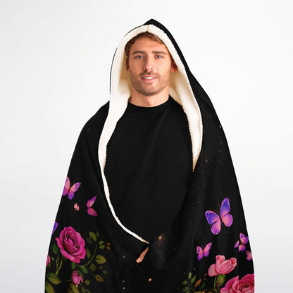 A Daughter’s Eternal Love Hooded Blanket 60x80 – cozy sherpa comfort with heartfelt message 