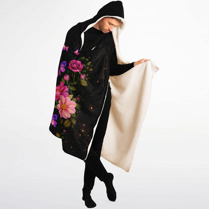 A Daughter’s Eternal Love Hooded Blanket 60x80 – cozy sherpa comfort with heartfelt message for mom soft