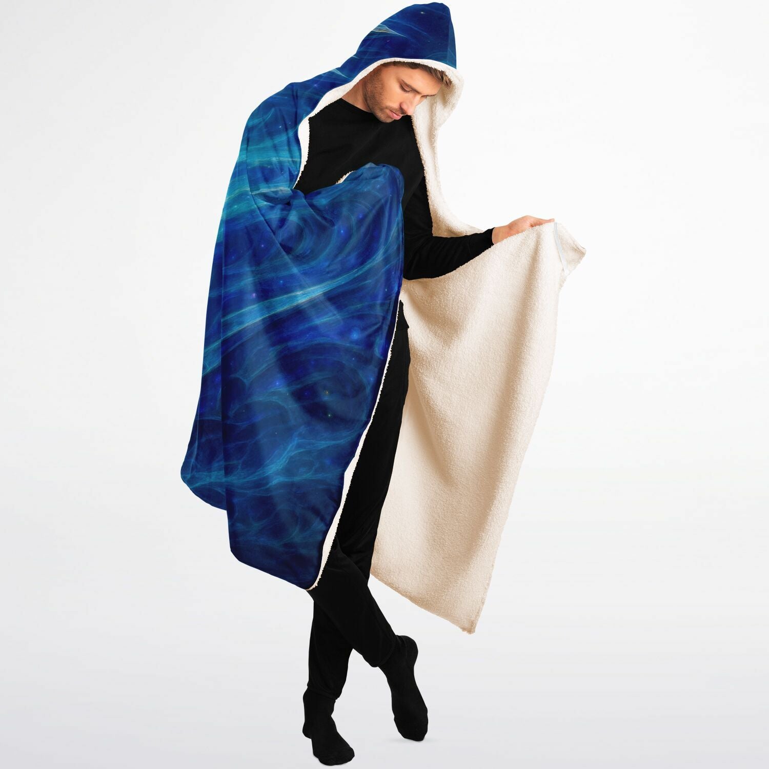 Awakened-Dragon-hooded-blanket-60x80 side