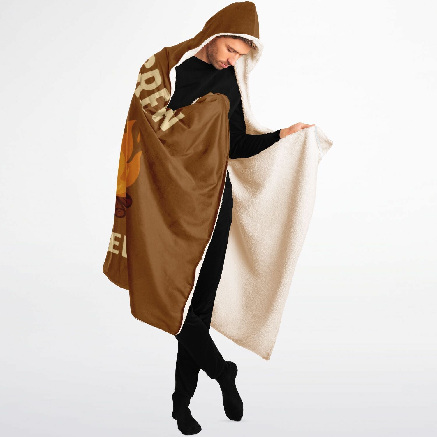 Campfire Crew hooded blanket 60x80 fancy