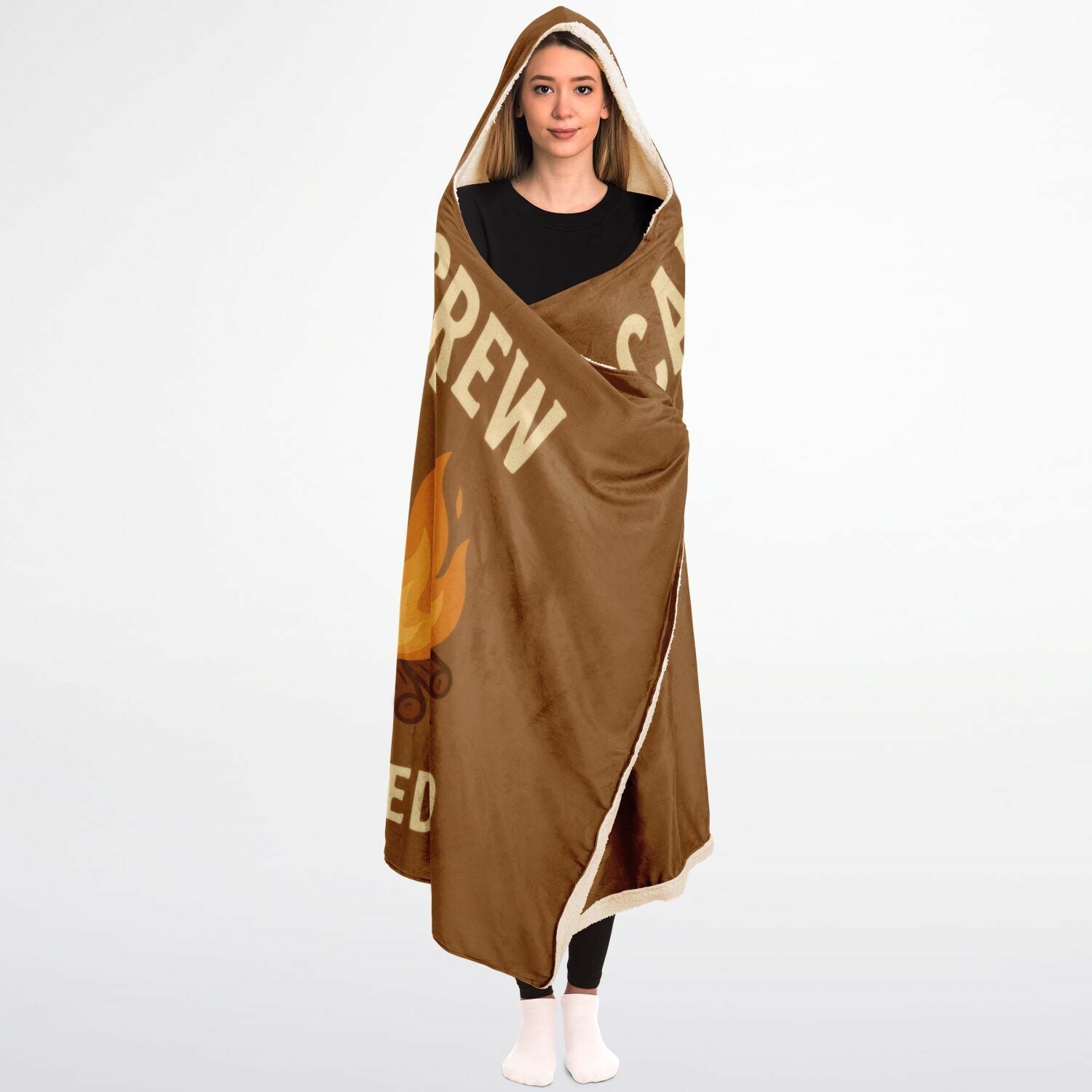 ampfire Crew hooded blanket 45x60 wrapped