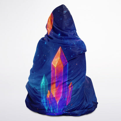 Crystal Ascension Hooded Blanket 45x60 – silky fleece hooded blanket inspired 