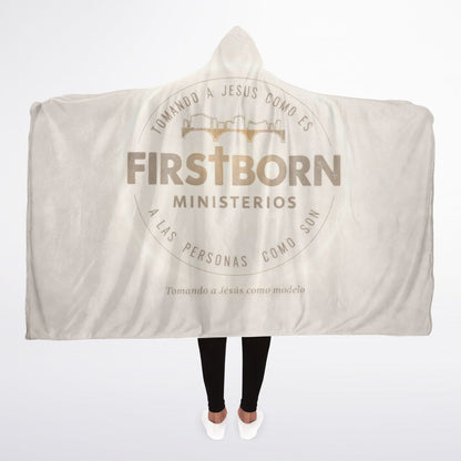 Firstborn Legacy Hooded Blanket 45x60 – faith-based ministry design with sherpa comfort pentecostal