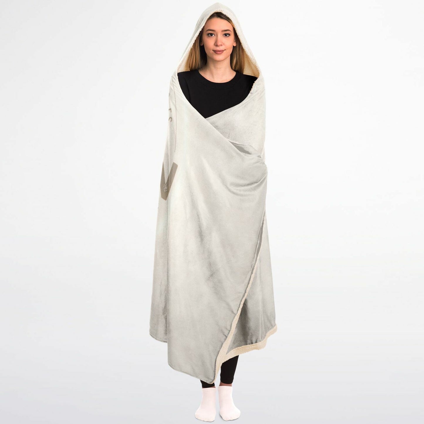 Firstborn Legacy Hooded Blanket 45x60 – faith-based ministry design with sherpa comfort warm