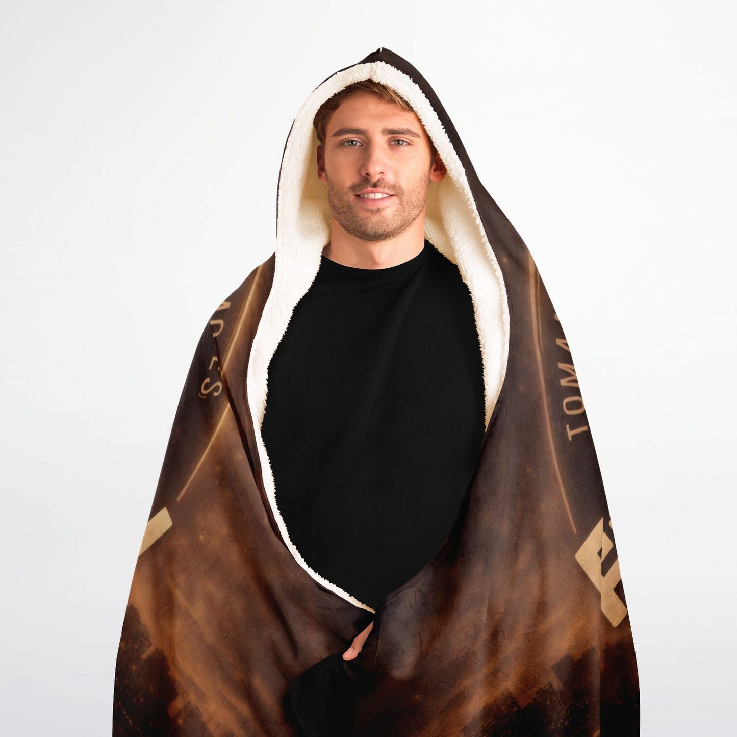 Firstborn Ministerios Celestial Light Hooded Blanket 60×80 – ultra-cozy sherpa warmth with luminous celestial 