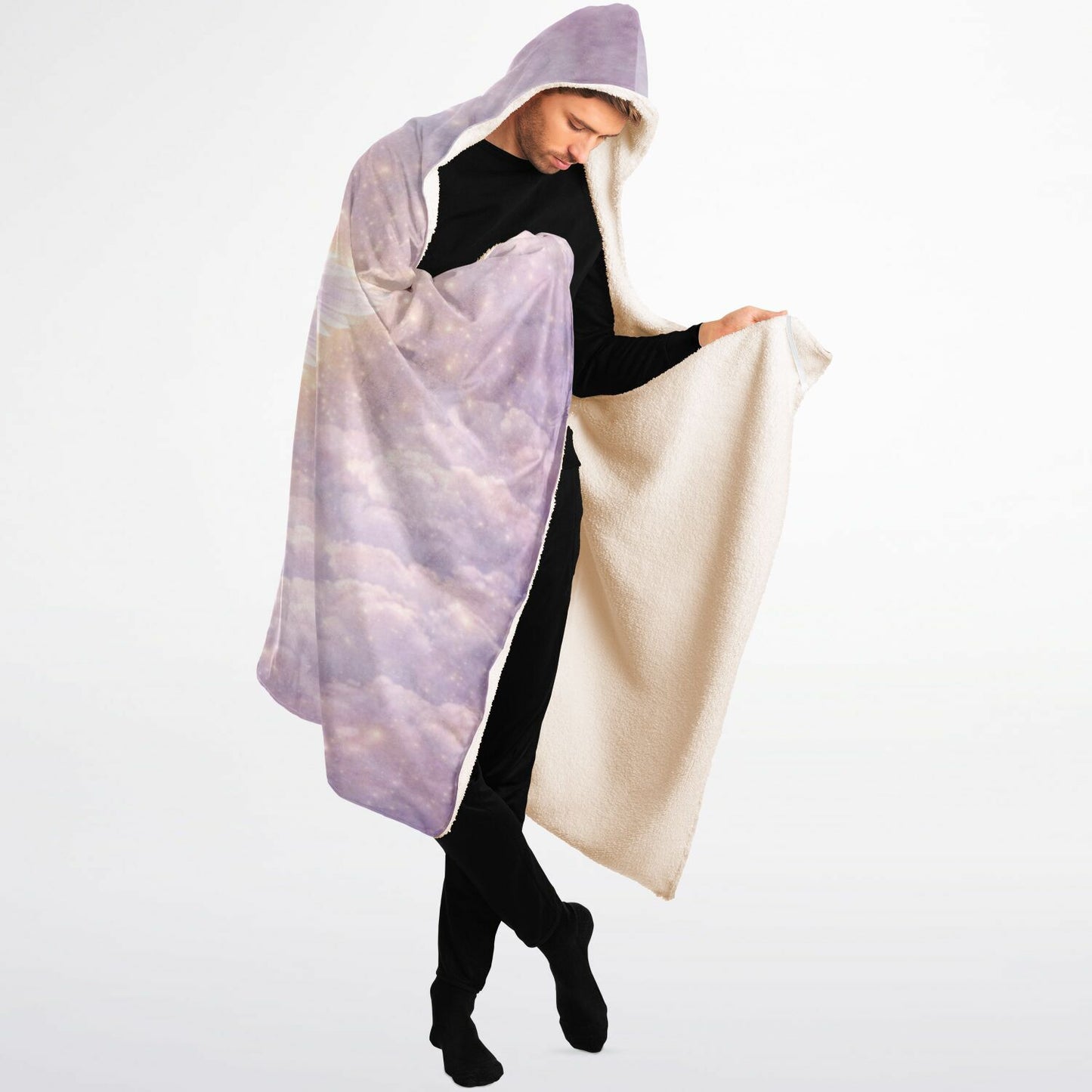 Grateful for You Mom Hooded Blanket 60x80 – cozy sherpa blanket expressing gratitude and love for mom cute