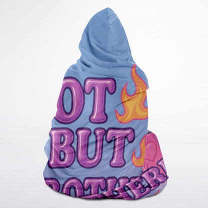 Hot But Unbothered Hooded Blanket 45x60 – pastel