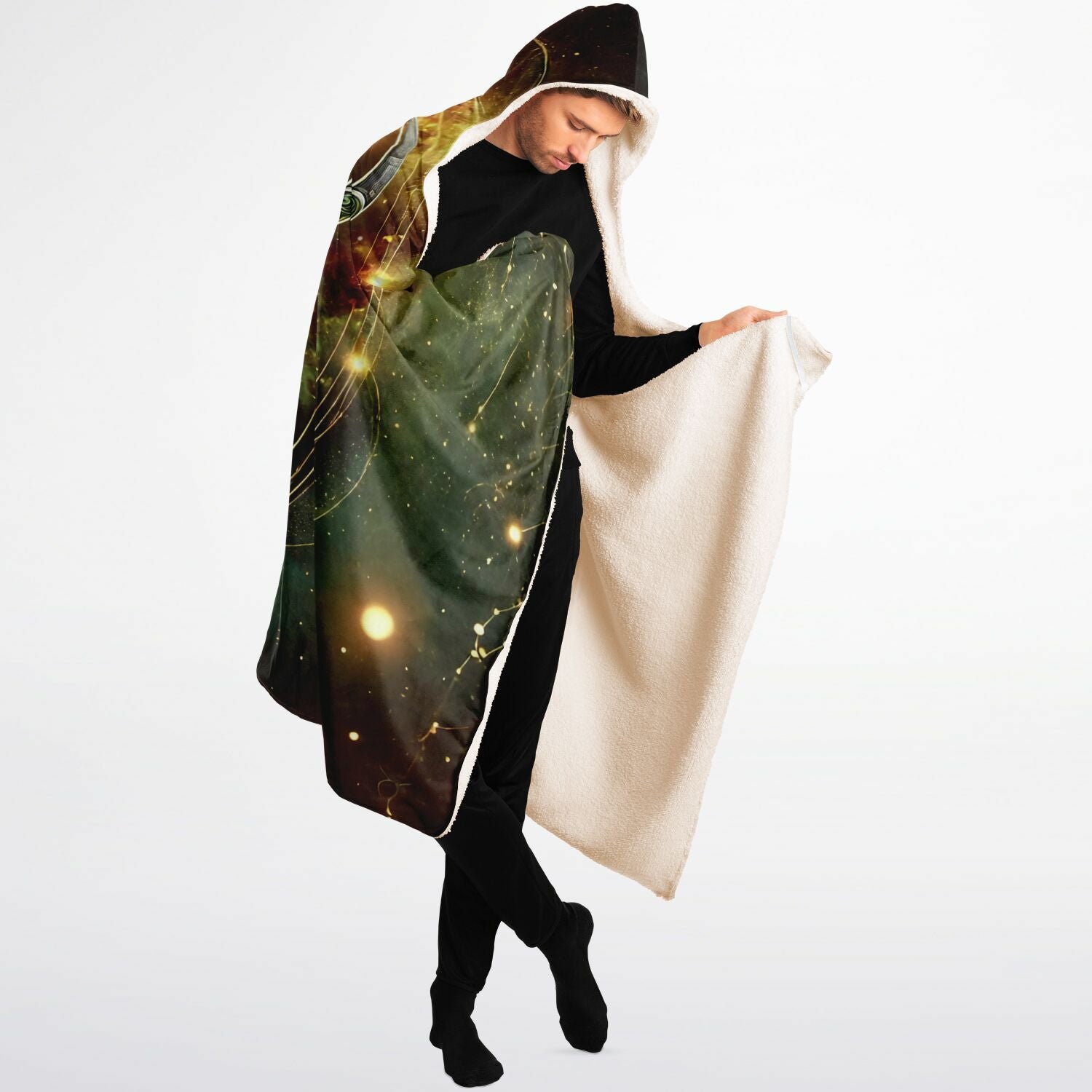 Taurus Ascend Hooded Blanket 60x80 – Taurus bull celestial design