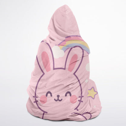 Bunny Dreams hooded blanket 45x60 cozy