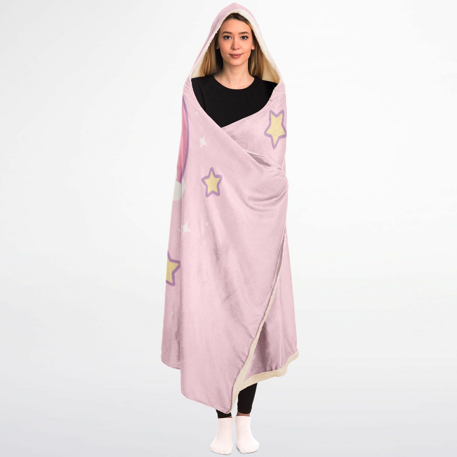 Bunny Dreams hooded blanket 45x60 extra soft
