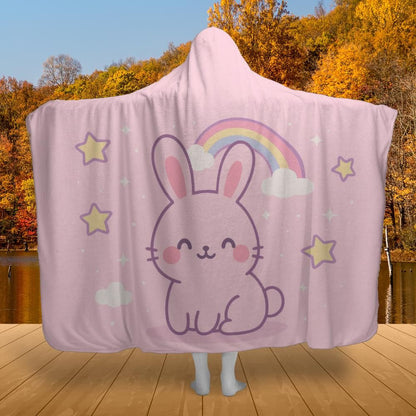 Kawaii Bunny Hooded Blanket – listing-only