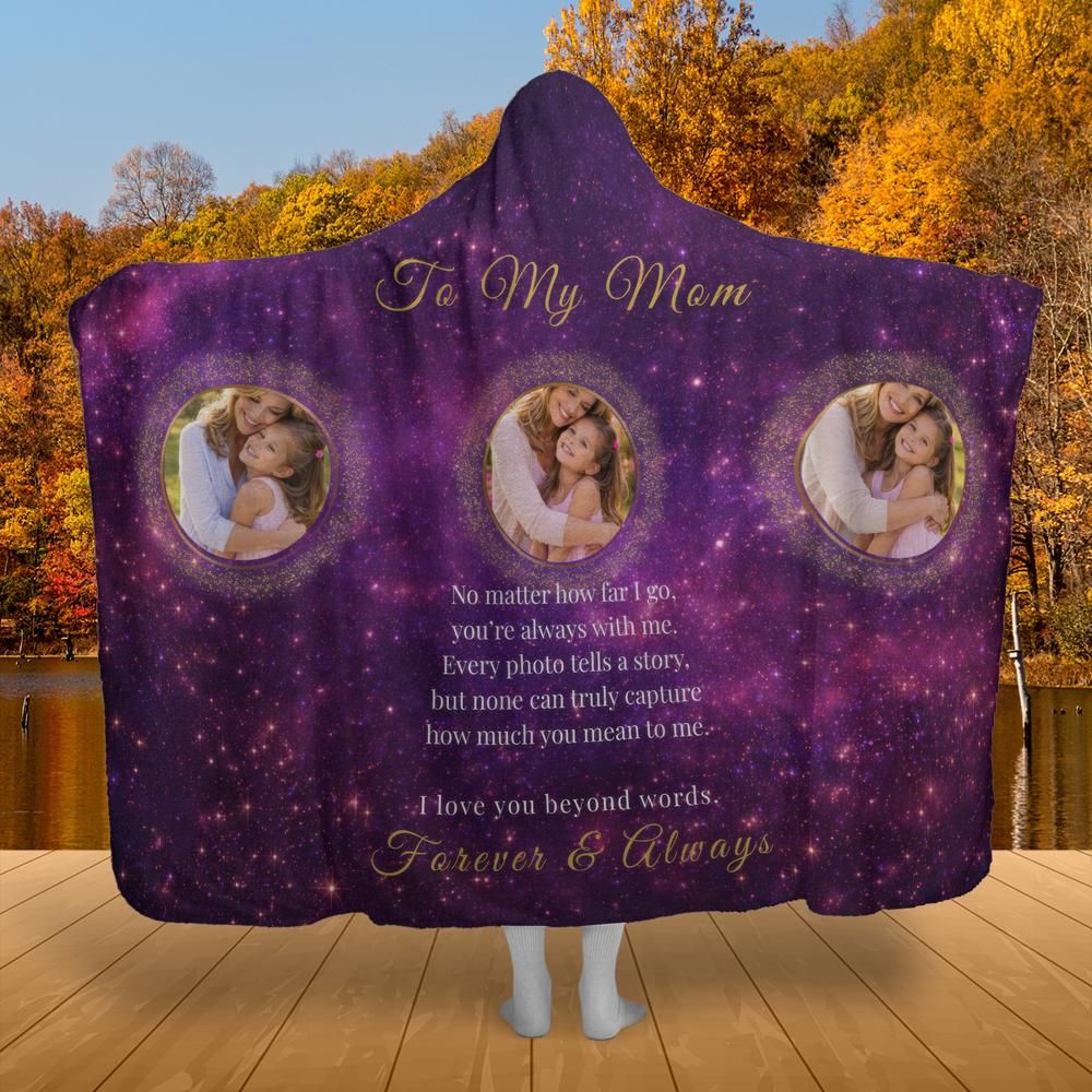 Forever And Always Mom Hooded Blanket – listing-only preview version