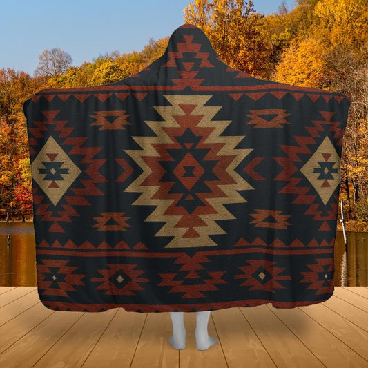 Tribal Spirit Hooded Blanket – listing-only preview