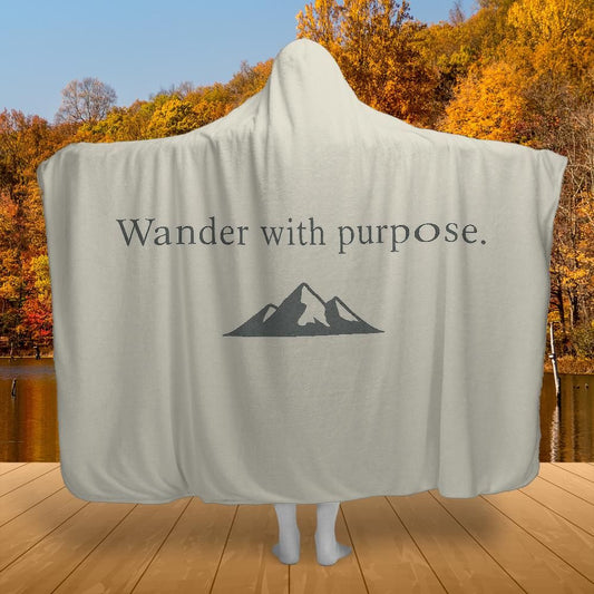 Wander with Purpose – Hooded Blanket