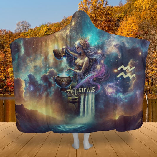 Aquarius Goddess – Hooded Blanket