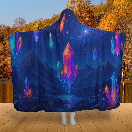 Crystal Ascension Hooded Blanket
