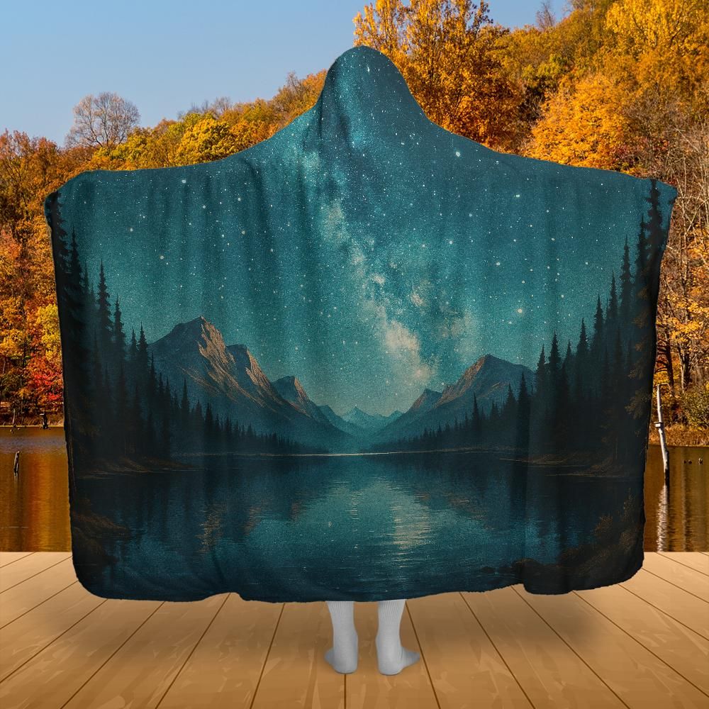 Celestial Escape – Hooded Blanket